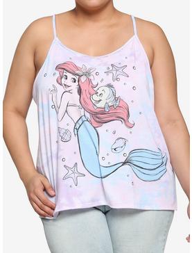 Disney The Little Mermaid Pastel Watercolor Girls Cami Plus Size, , hi-res