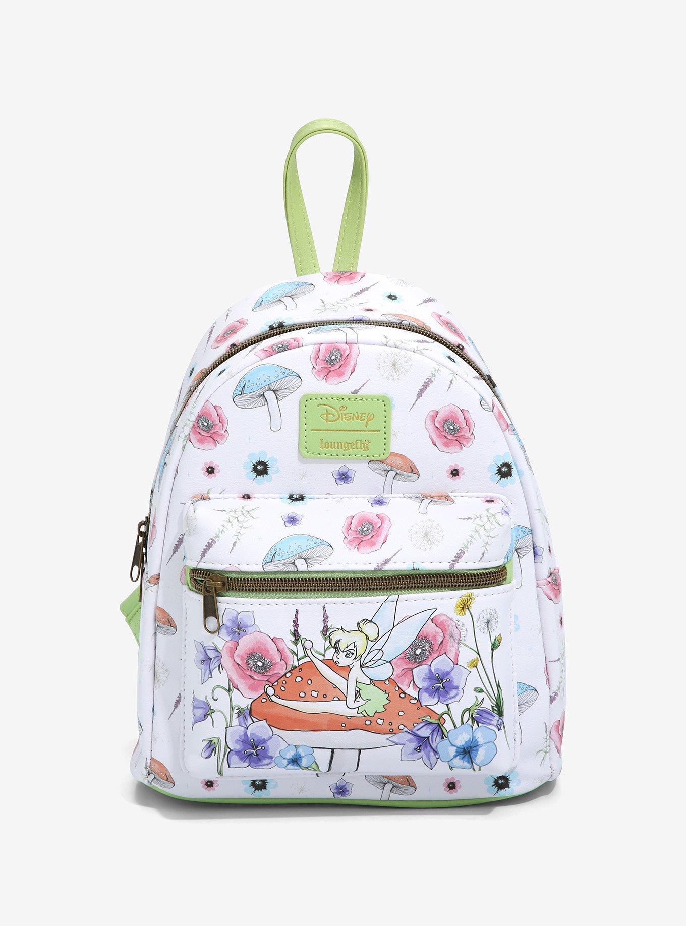 Loungefly Disney Peter Pan Grumpy Tinker Bell Forest Mini Backpack ...