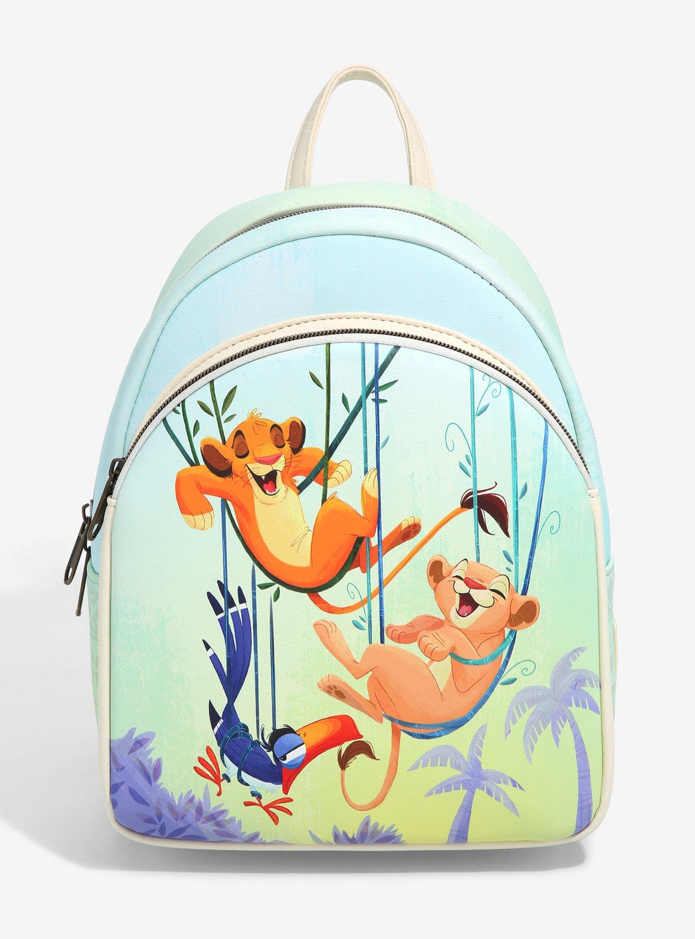 Persona Esquivo Mal humor Loungefly Disney The Lion King No Worries Mini Backpack | Hot Topic