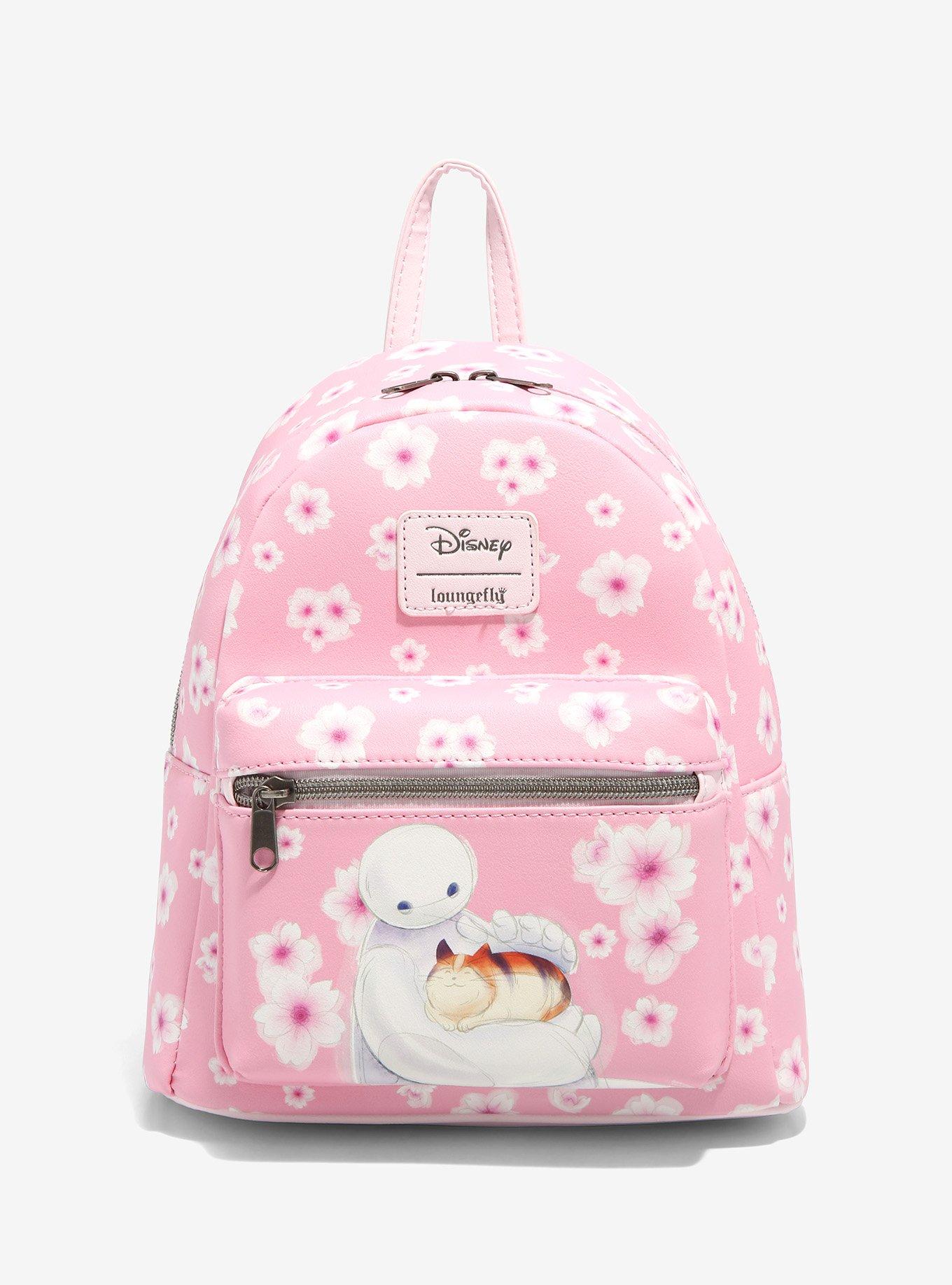 Loungefly Disney Big Hero 6 Baymax & Mochi Sakura Mini Backpack