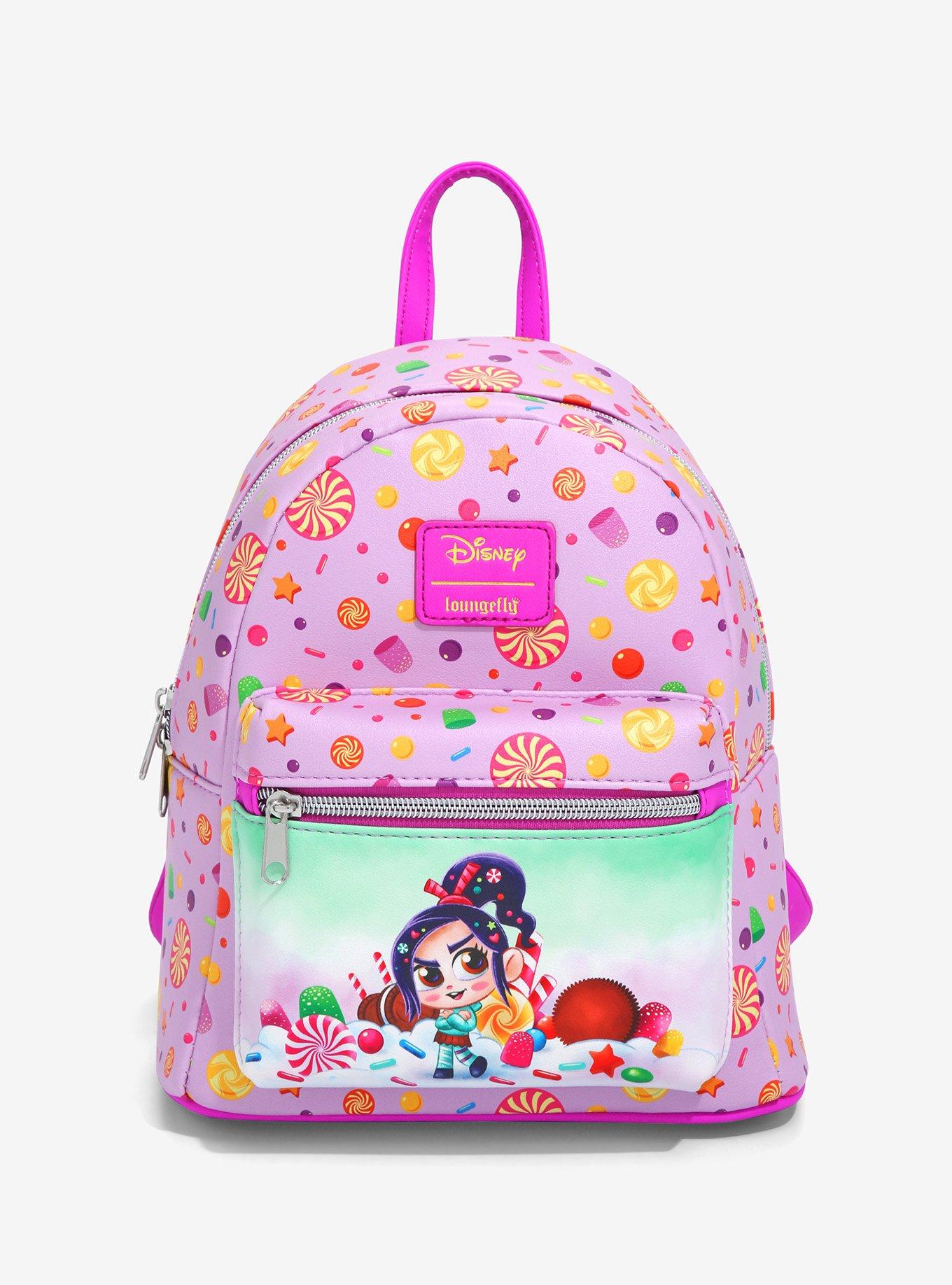 Loungefly Disney Wreck It Ralph Vanellope Candy Mini Backpack