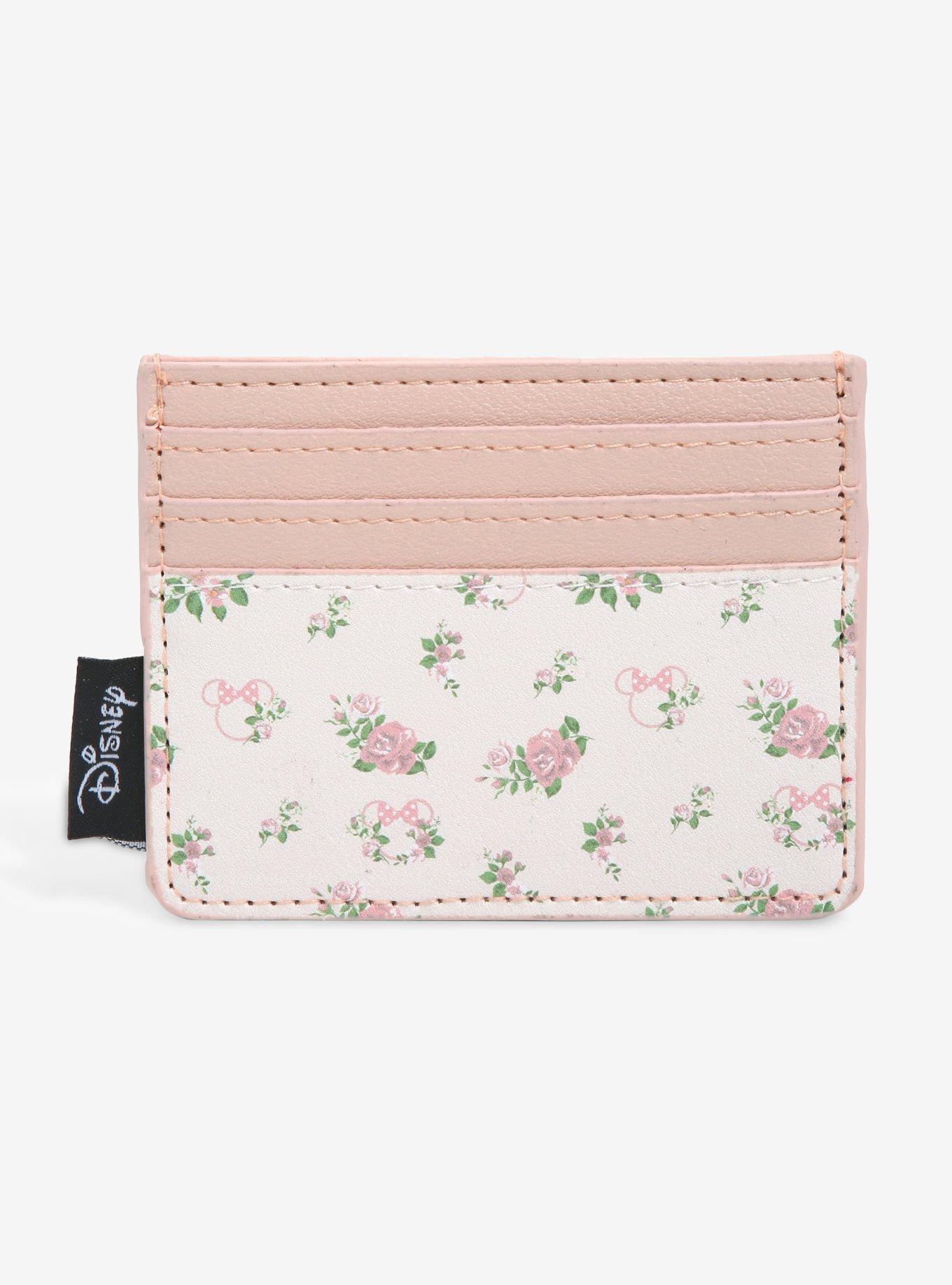 Loungefly Disney Minnie Mouse Pastel Floral Cardholder Hot Topic