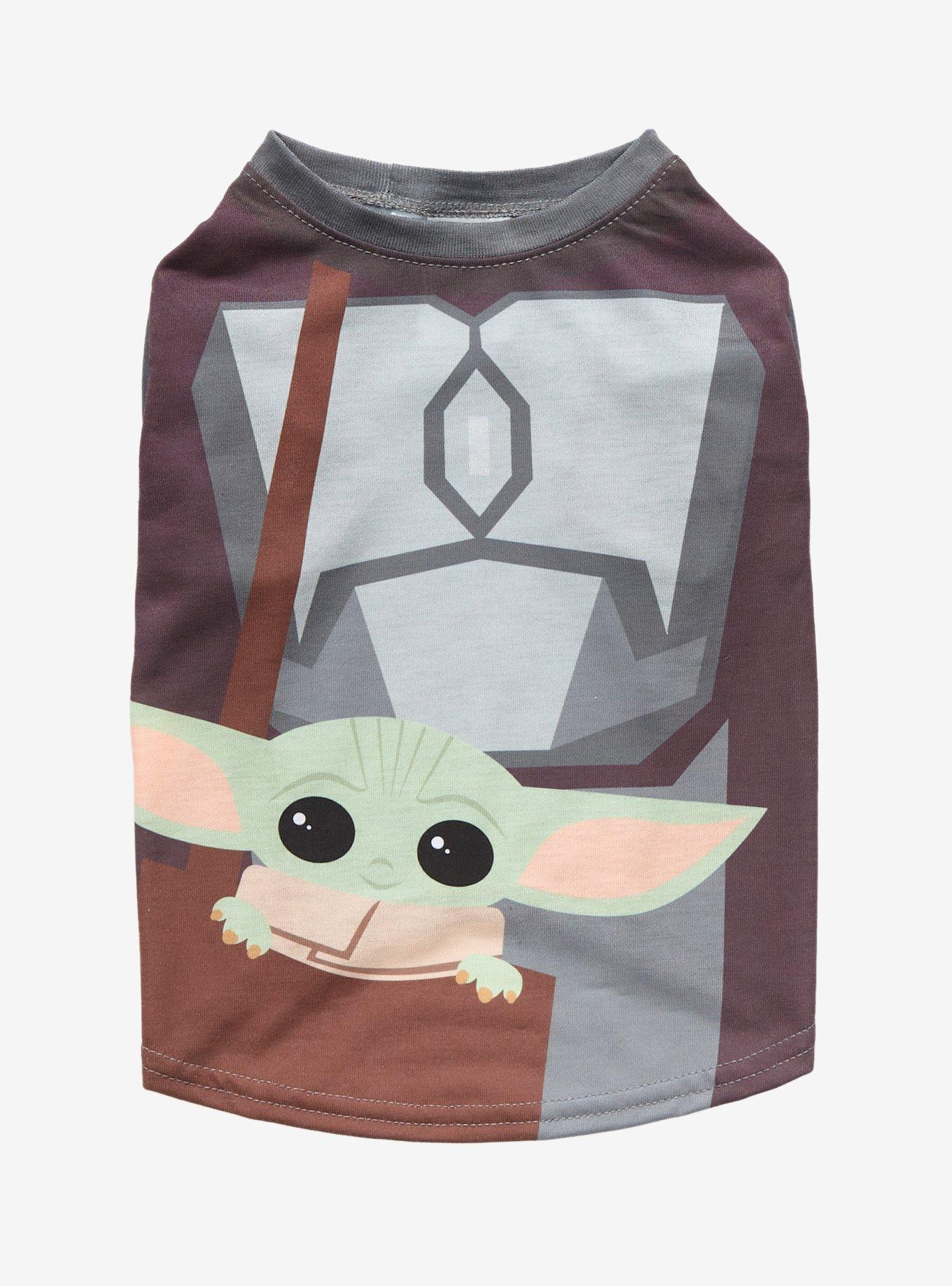 Star Wars The Mandalorian Armor with Grogu Pet T-Shirt, MULTI, hi-res