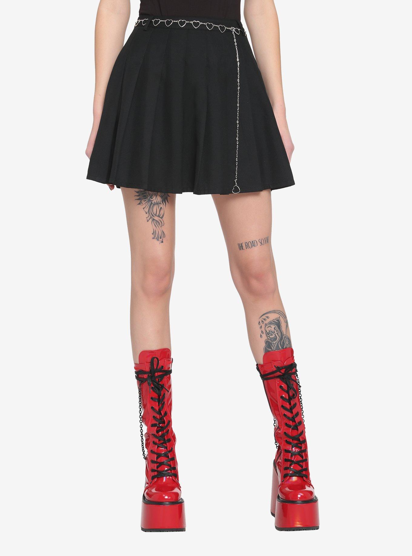 Black skirt hot topic sale