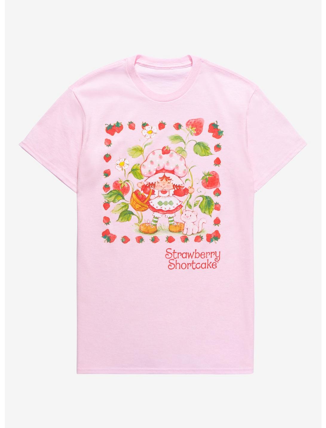 Strawberry Shortcake Strawberry & Custard Women's T-Shirt - BoxLunch  Exclusive | BoxLunch