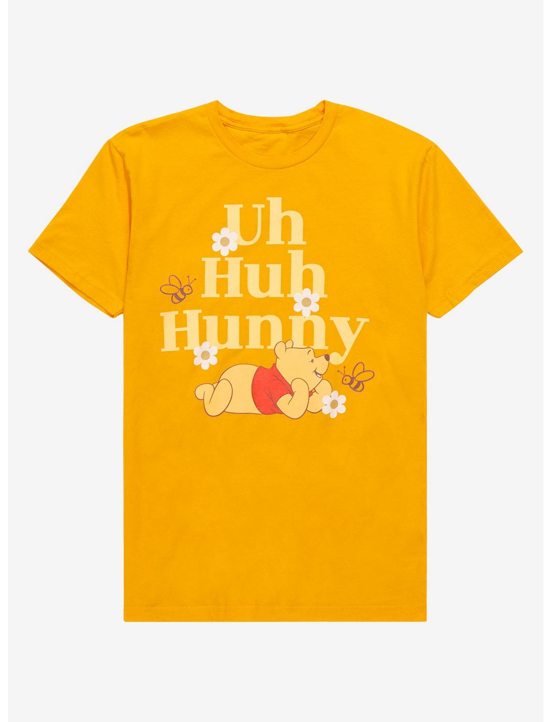 Disney Winnie the Pooh Uh Huh Hunny Women's T-Shirt - BoxLunch Exclusive, MUSTARD, hi-res