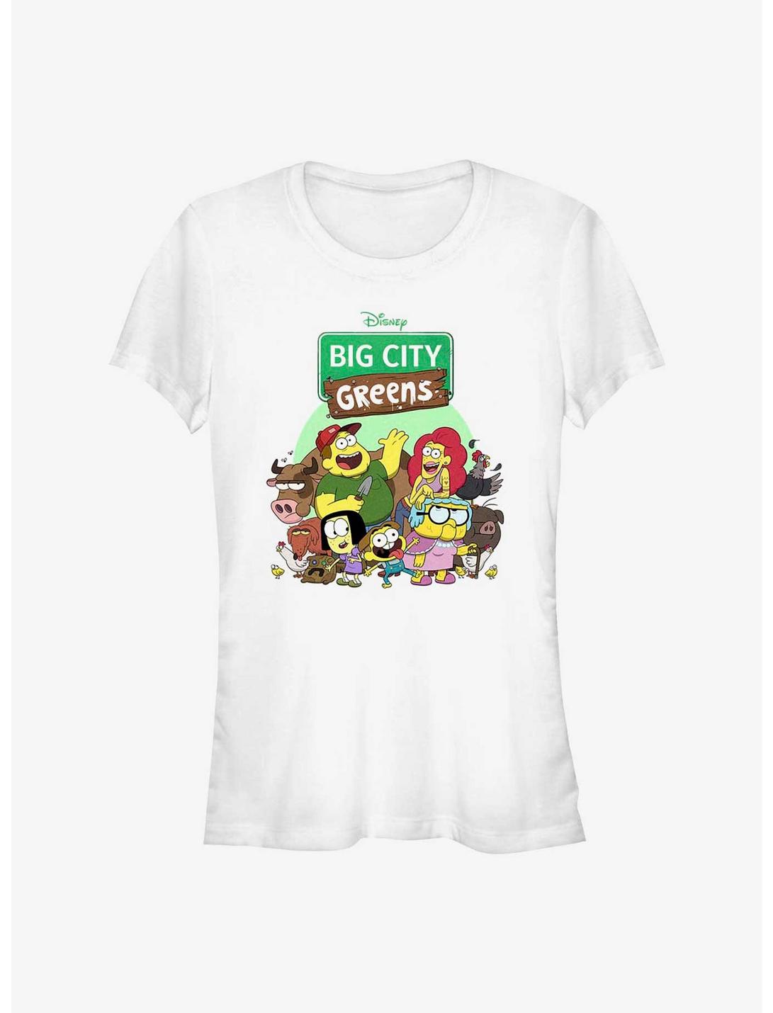 Disney's Big City Greens Group Shot Girls T-Shirt, WHITE, hi-res