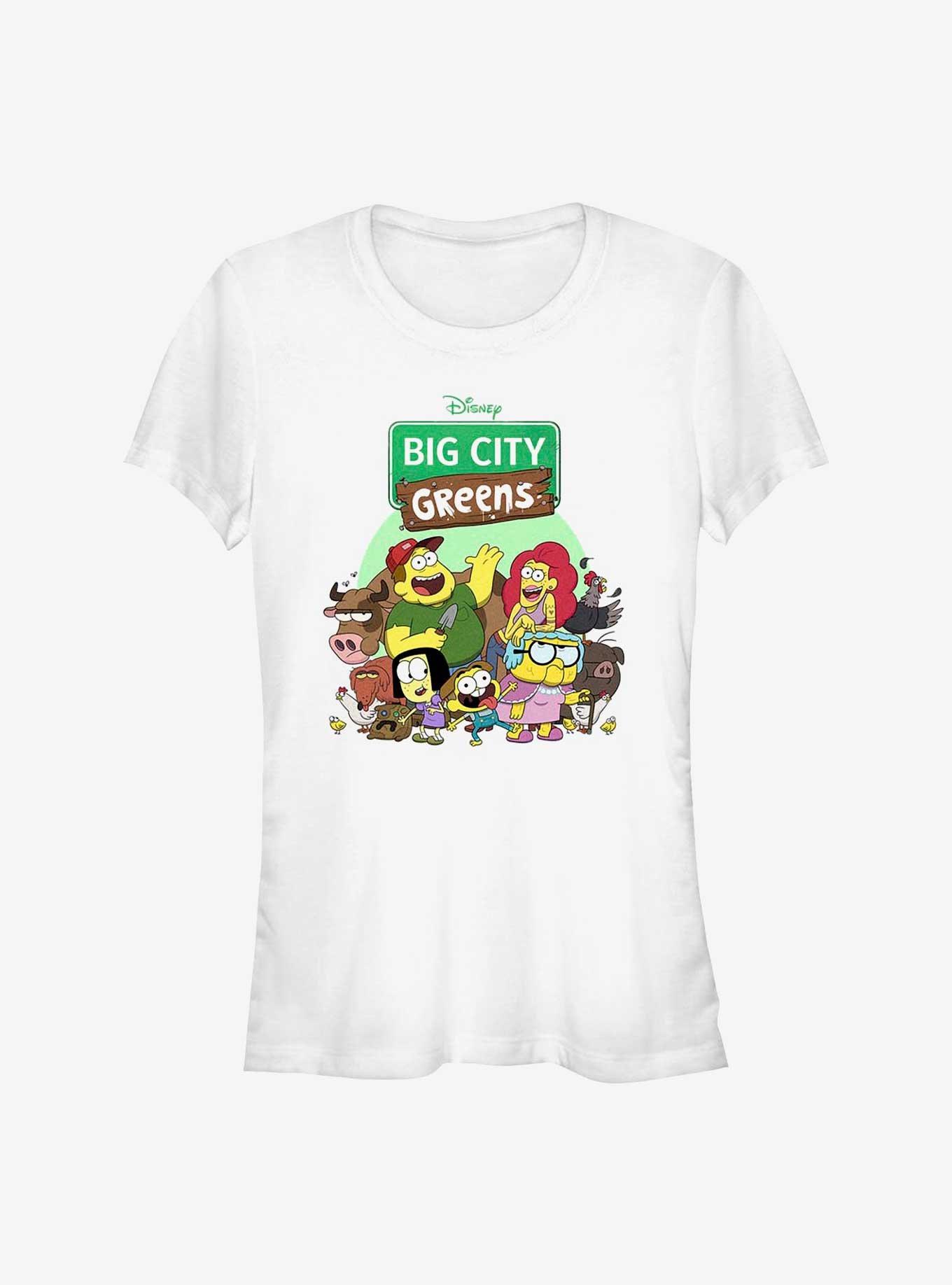 Disney's Big City Greens Group Shot Girls T-Shirt, WHITE, hi-res