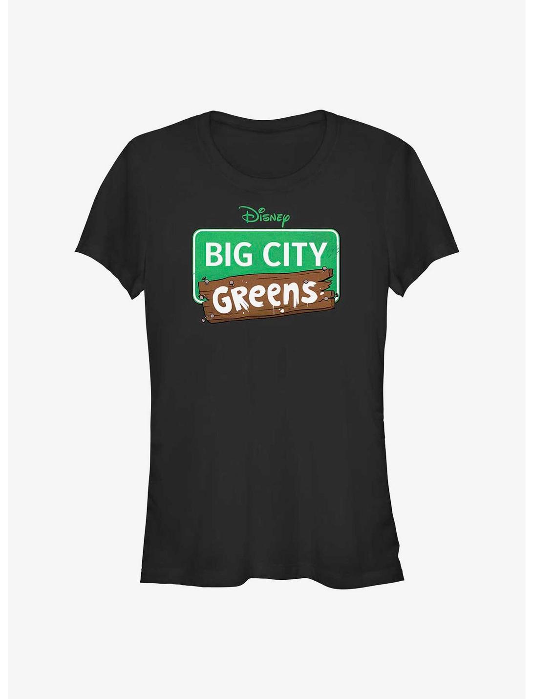 Disney's Big City Greens Logo Girls T-Shirt, BLACK, hi-res