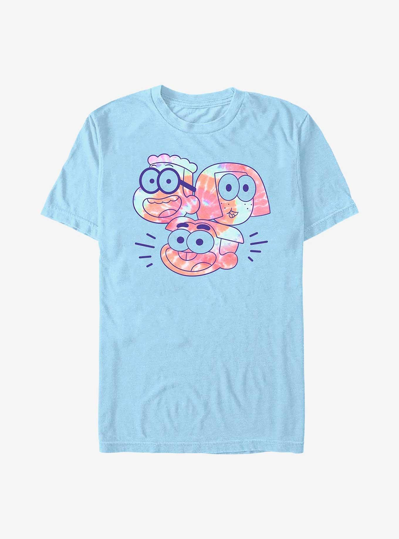 Disney's Big City Greens Tie Dye T-Shirt, LT BLUE, hi-res