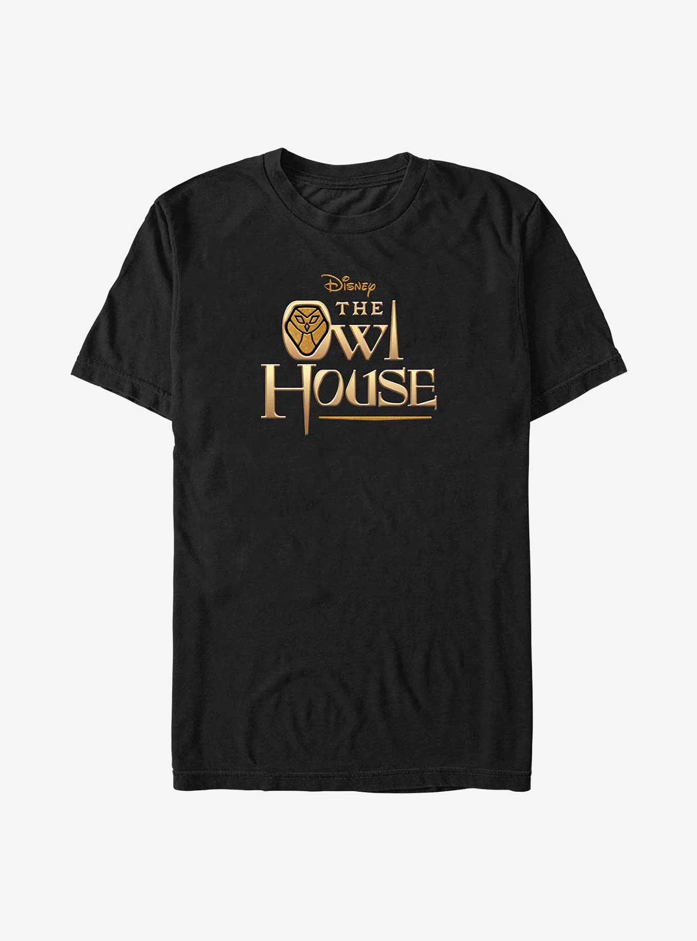 Disney's The Owl House Gold Logo T-Shirt, BLACK, hi-res