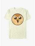 Disney's The Owl House Hooty Face Solid T-Shirt, NATURAL, hi-res