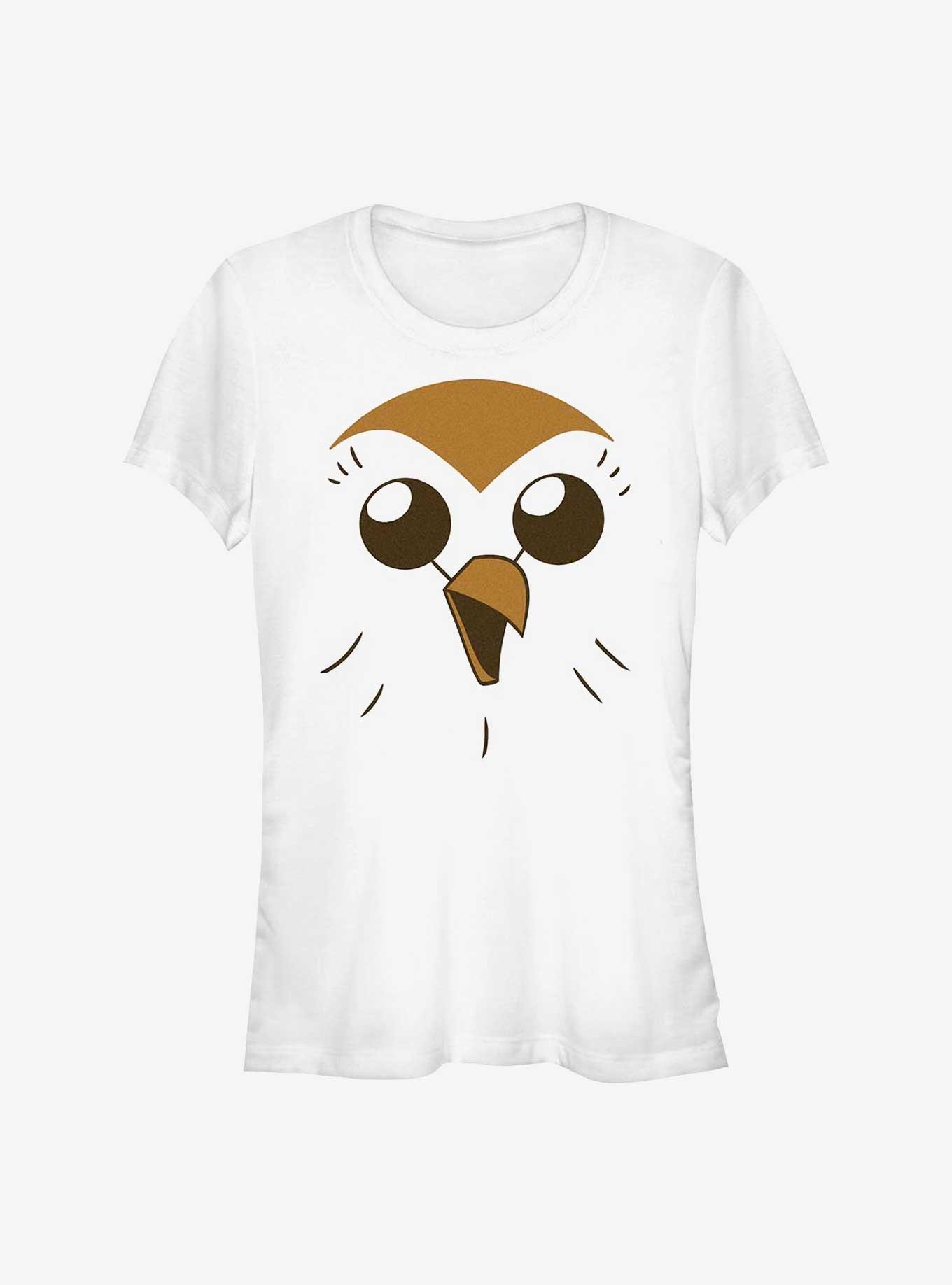 Disney's The Owl House Hooty Face Girls T-Shirt, WHITE, hi-res