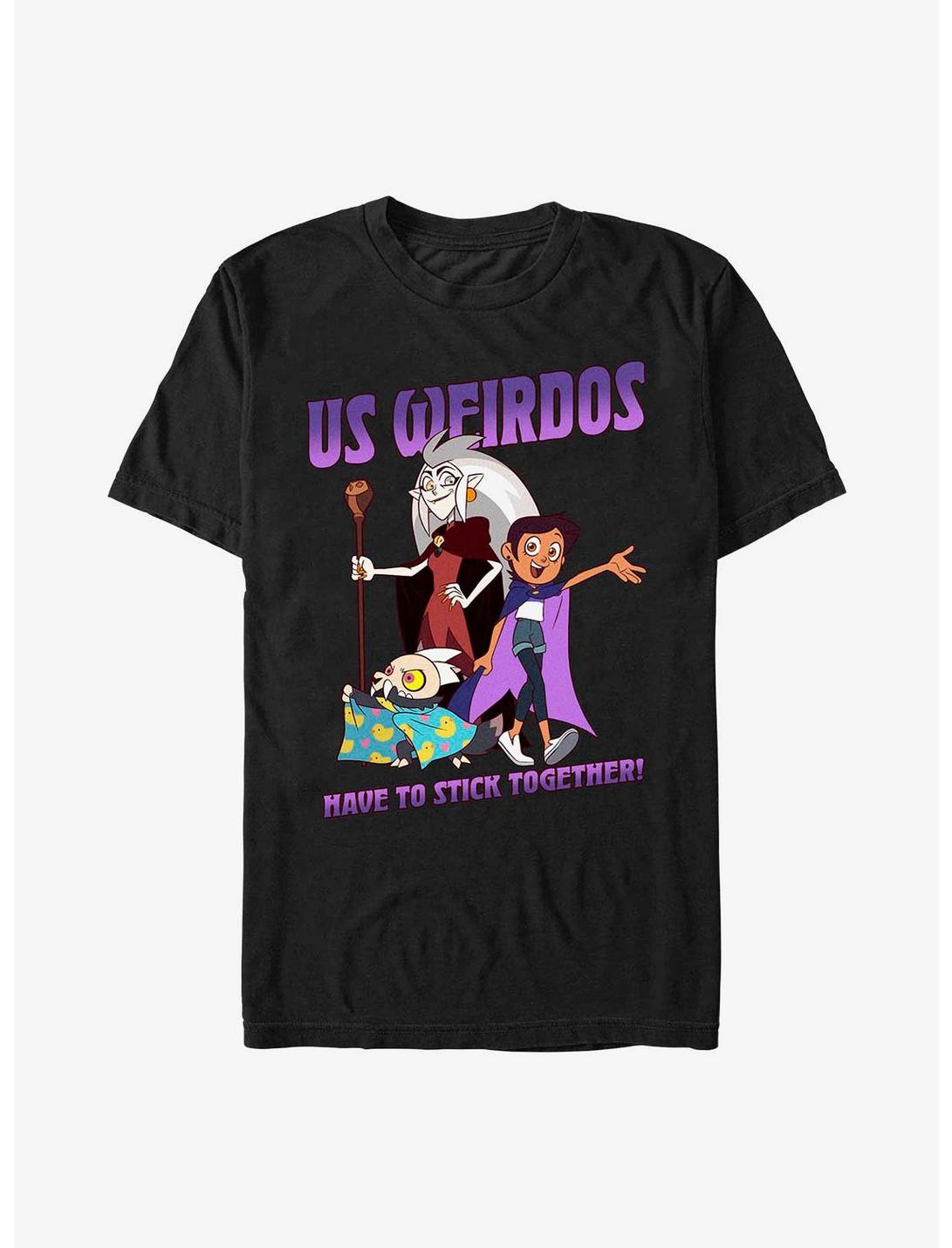 Disney's The Owl House Weirdos Unite T-Shirt, BLACK, hi-res