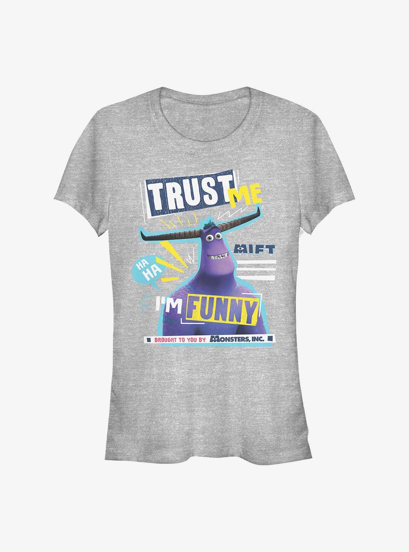 Pixar Monsters At Work Im Funny Girls T-Shirt, ATH HTR, hi-res