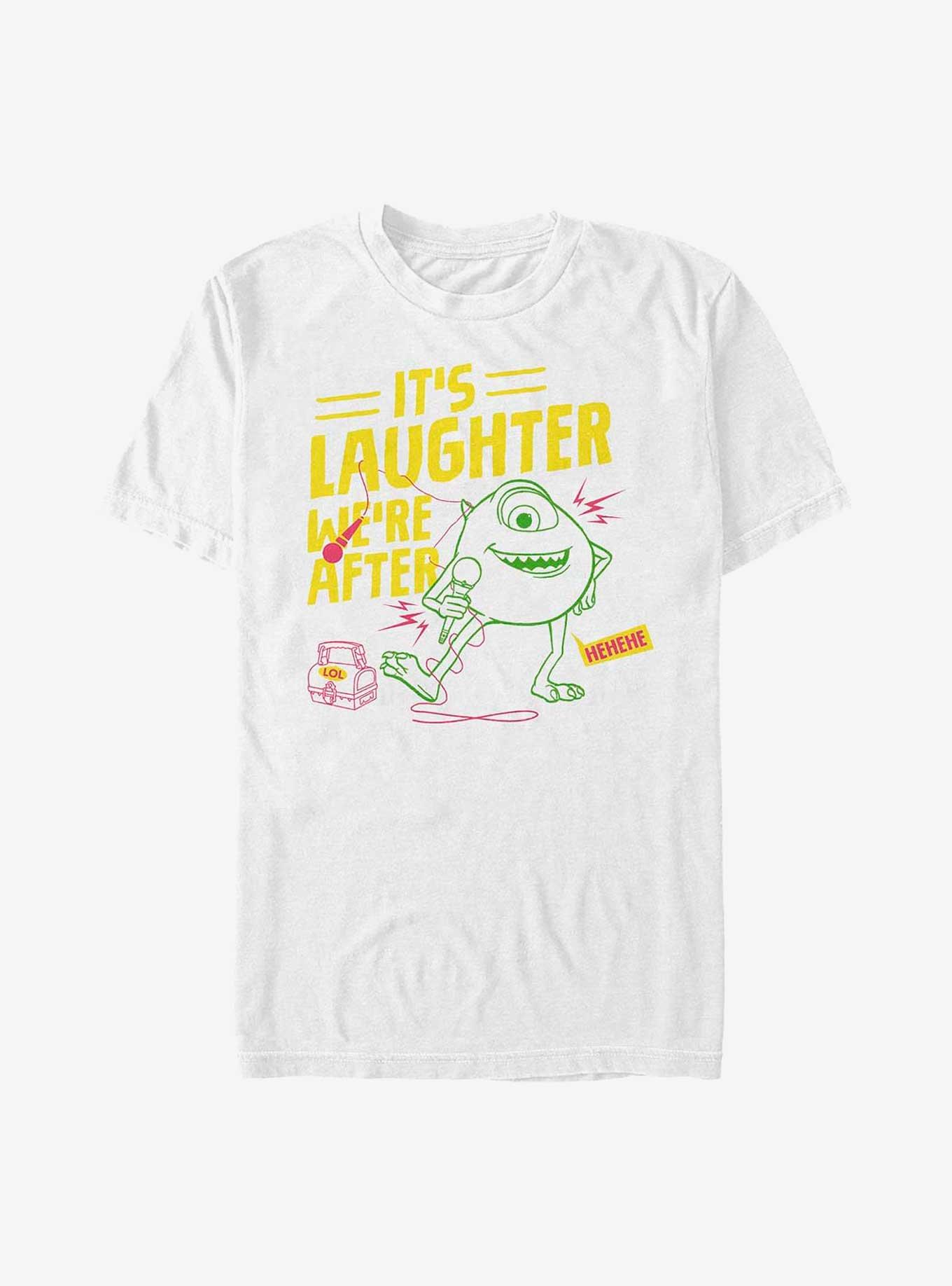 Pixar Monsters At Work Mikes Comedy T-Shirt, WHITE, hi-res