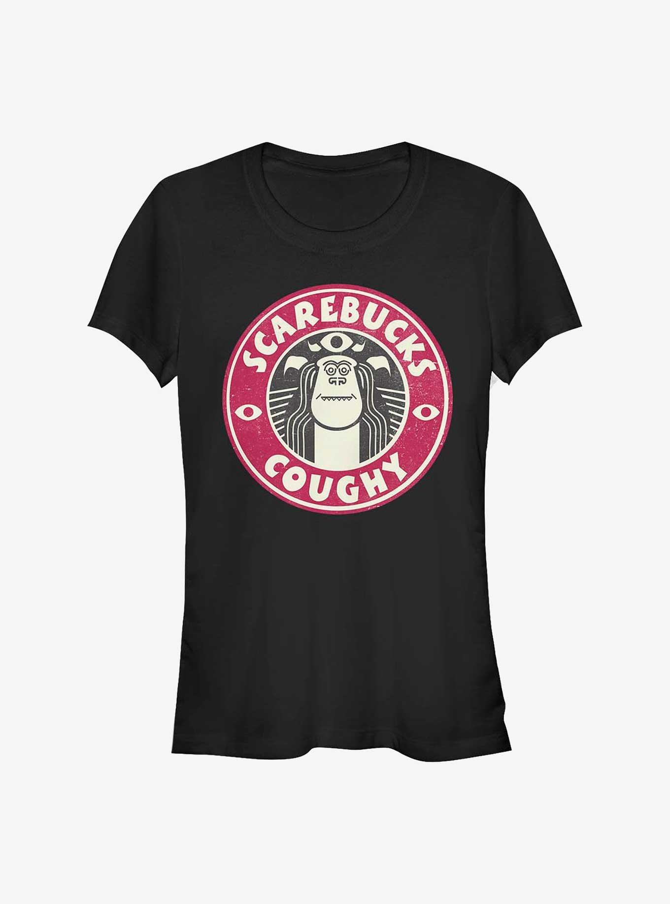 Pixar Monsters At Work Scarebucks Girls T-Shirt, BLACK, hi-res