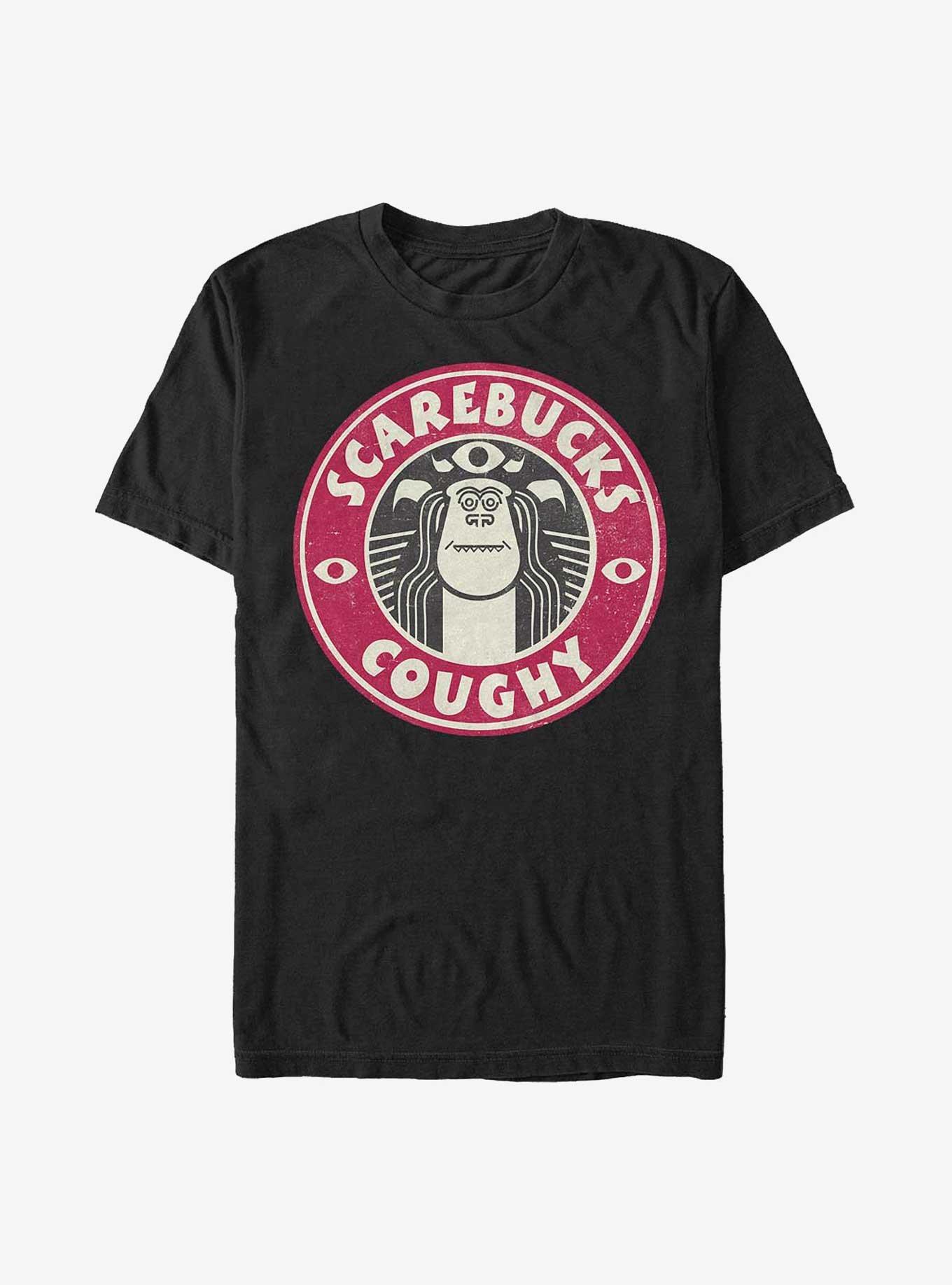 Pixar Monsters At Work Scarebucks T-Shirt, BLACK, hi-res