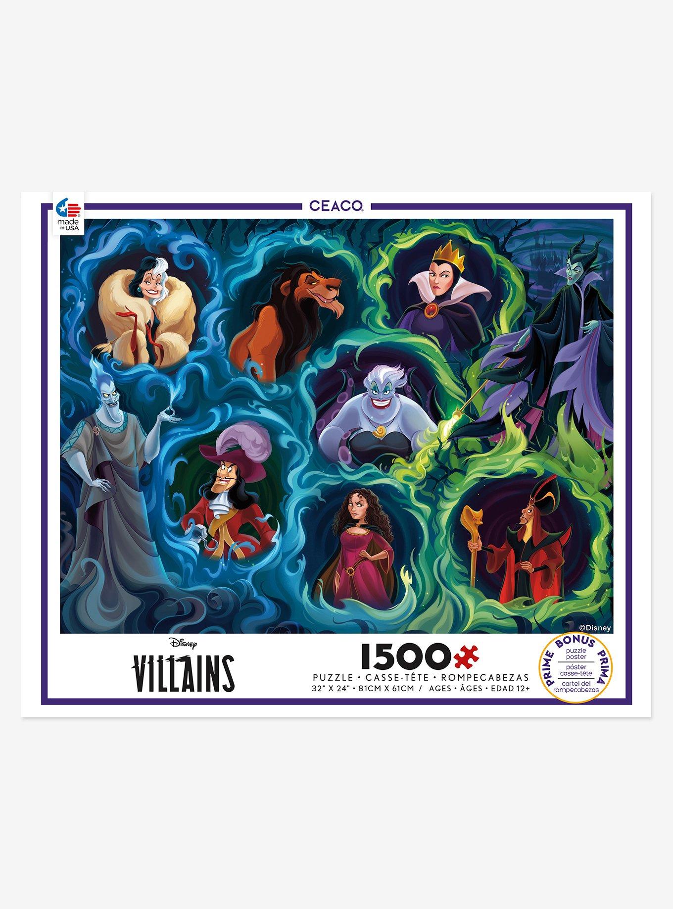 Disney Villains Mystic Flame Portraits 1500-Piece Puzzle | BoxLunch