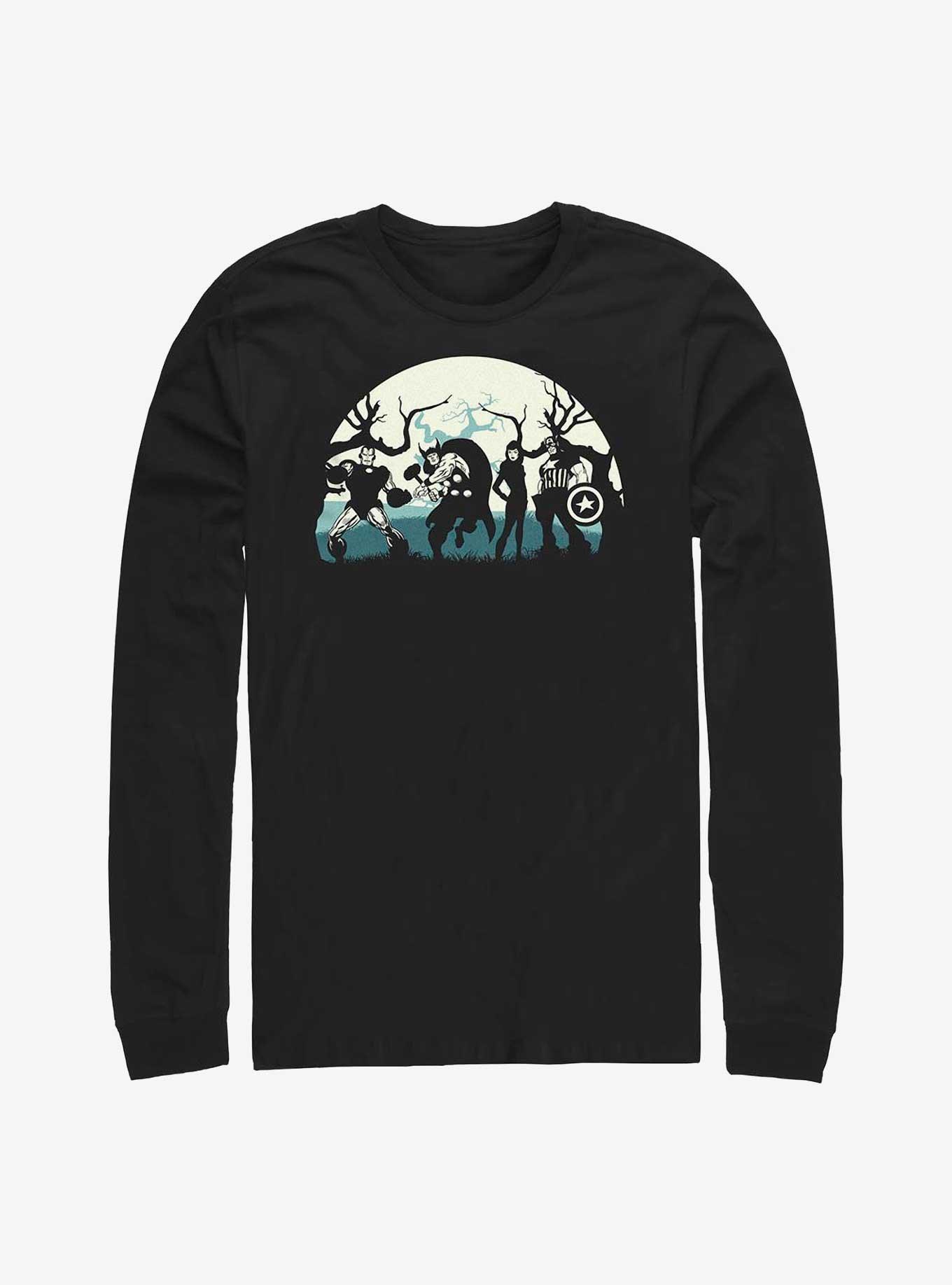 Marvel Avengers Avenge Or Treat Long-Sleeve T-Shirt, BLACK, hi-res