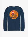 Marvel Spider-Man Halloween Trick Or Thwip Long-Sleeve T-Shirt, NAVY, hi-res
