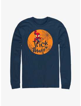 Marvel Spider-Man Halloween Trick Or Thwip Long-Sleeve T-Shirt, , hi-res