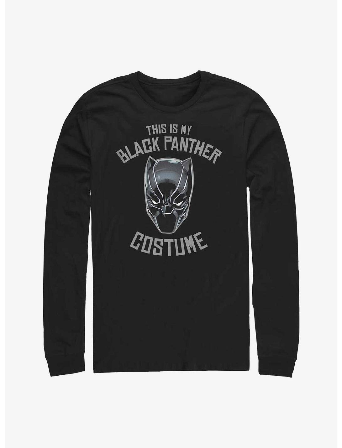 Marvel The Black Panther This Is My Costume Long-Sleeve T-Shirt, BLACK, hi-res