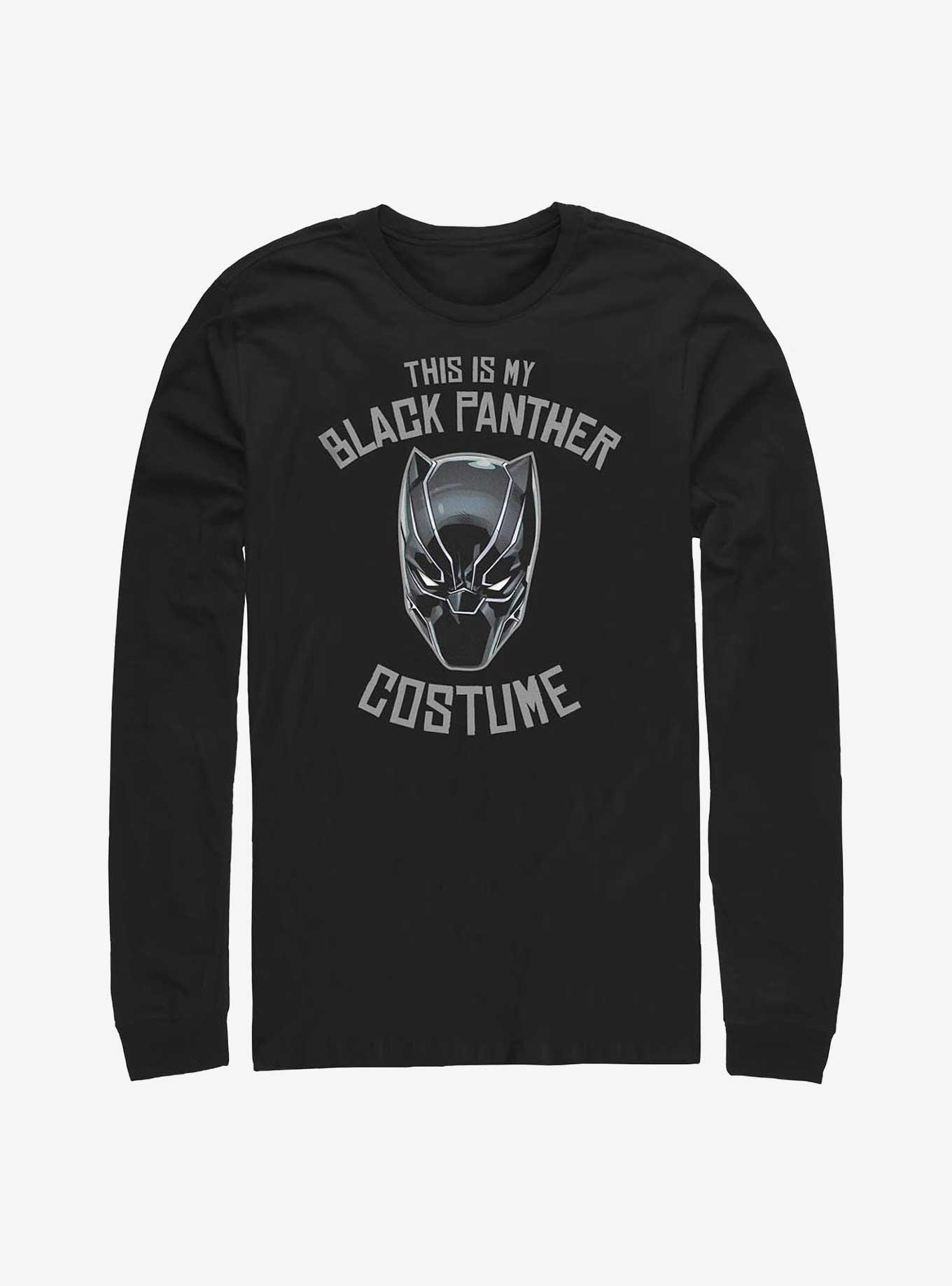 Marvel The Black Panther This Is My Costume Long-Sleeve T-Shirt, BLACK, hi-res