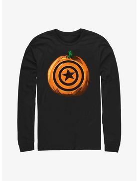 Marvel Captain America Pumpkin Logo Long-Sleeve T-Shirt, , hi-res