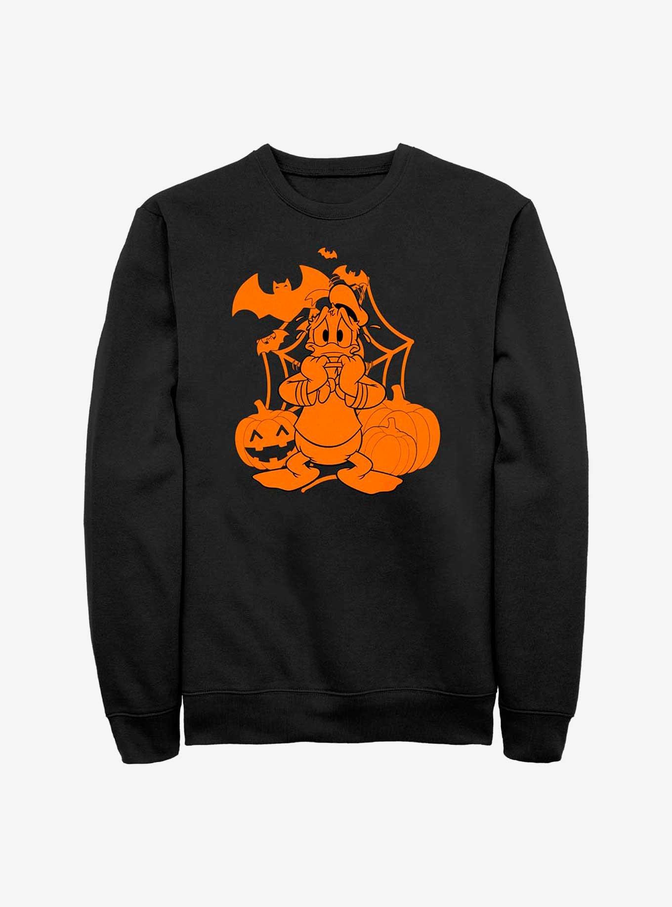 Disney Donald Duck Web Scare Sweatshirt, BLACK, hi-res