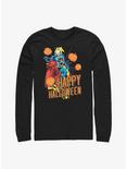 Marvel Ghost Rider Happy Halloween Long-Sleeve T-Shirt, BLACK, hi-res
