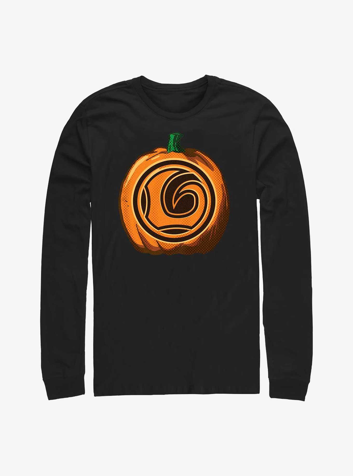 Marvel Loki Pumpkin Logo Long-Sleeve T-Shirt
