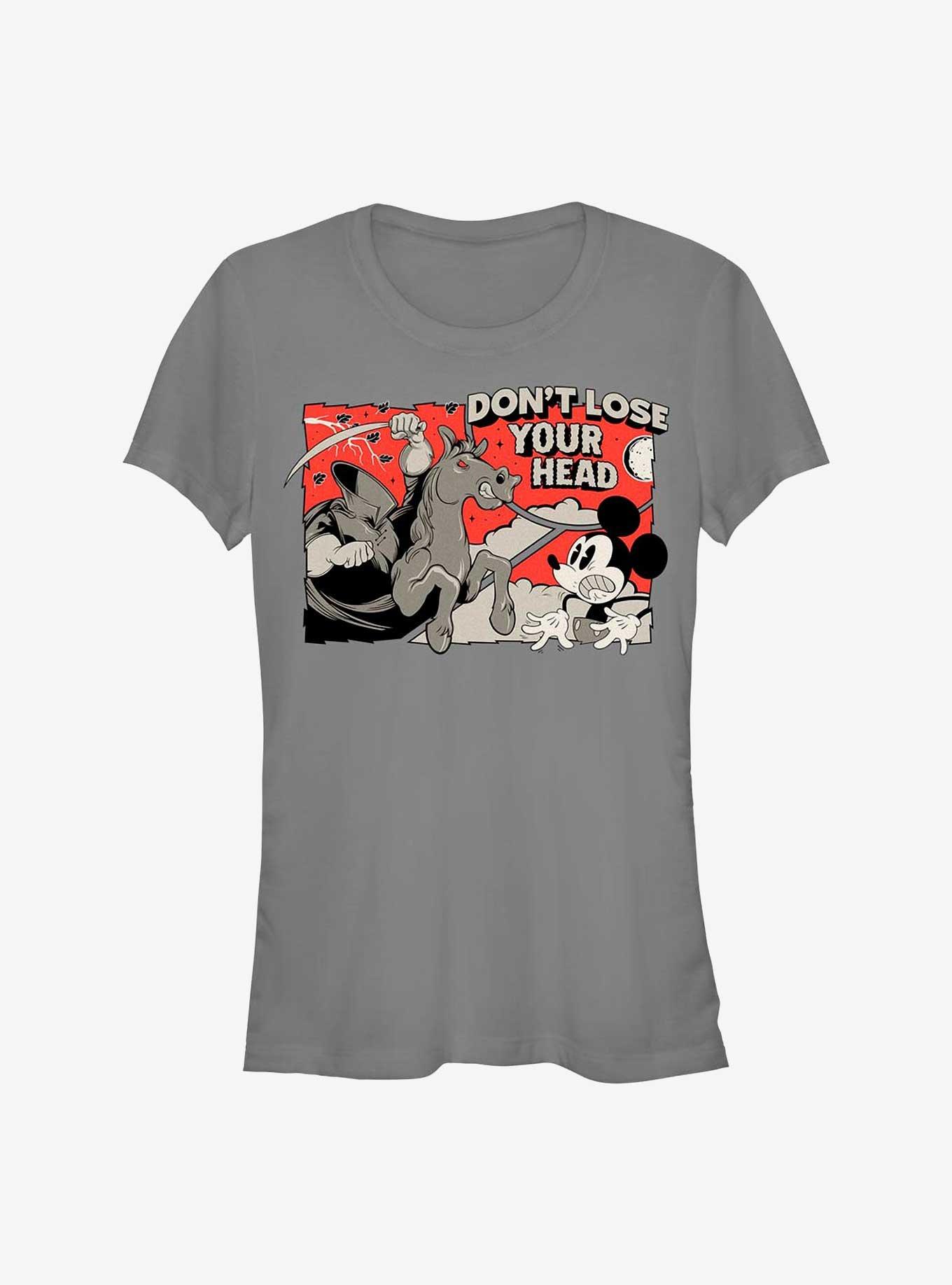 Disney Mickey Mouse & The Headless Horseman Girls T-Shirt, CHARCOAL, hi-res