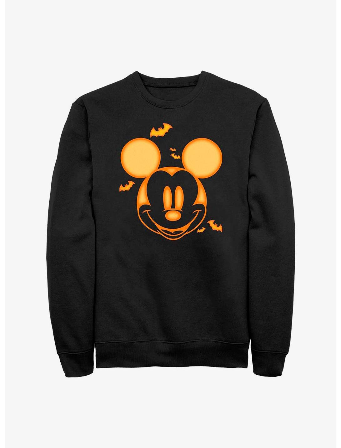 Disney Mickey Mouse Halloween Bats Sweatshirt, BLACK, hi-res