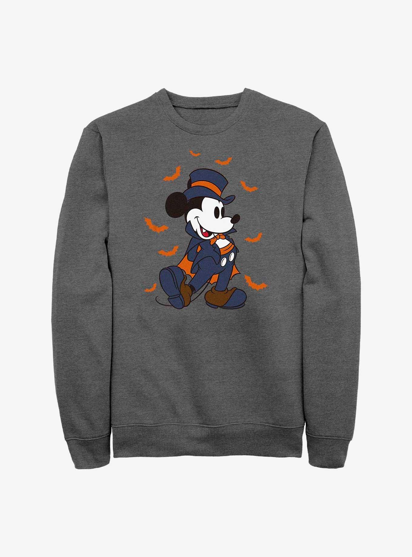 Disney Mickey Mouse Vampire Mickey Sweatshirt, CHAR HTR, hi-res