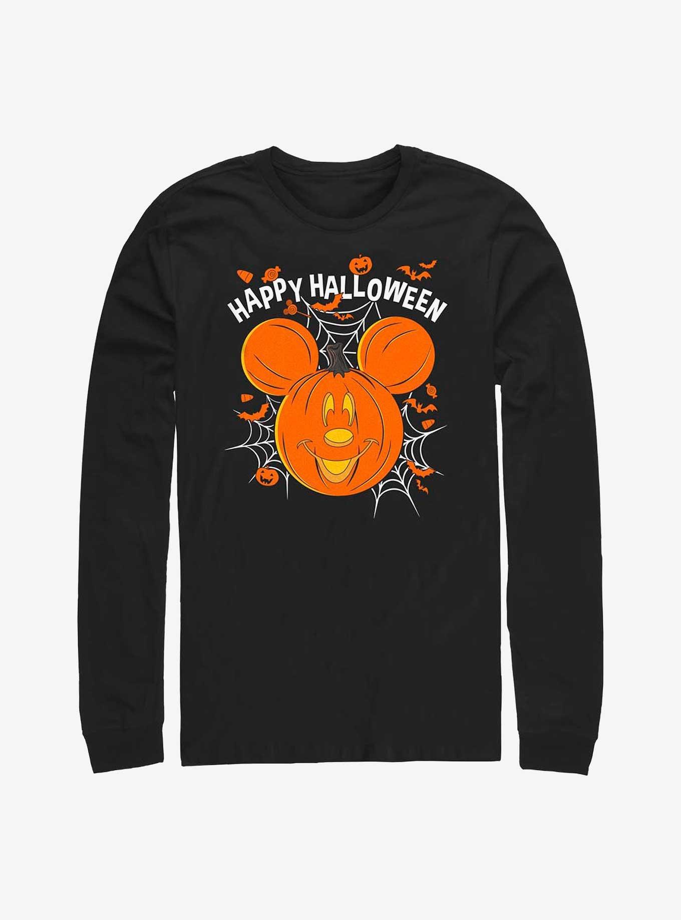 Disney Mickey Mouse Jack-O'-Lantern Long-Sleeve T-Shirt, , hi-res