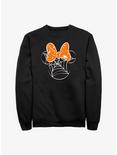 Disney Minnie Mouse Spider Webs Sweatshirt, BLACK, hi-res