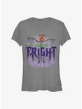 The Nightmare Before Christmas King Of Fright Girls T-Shirt, CHARCOAL, hi-res