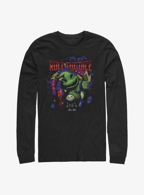 The Nightmare Before Christmas Oogie Boogie Dice Long-Sleeve T-Shirt ...