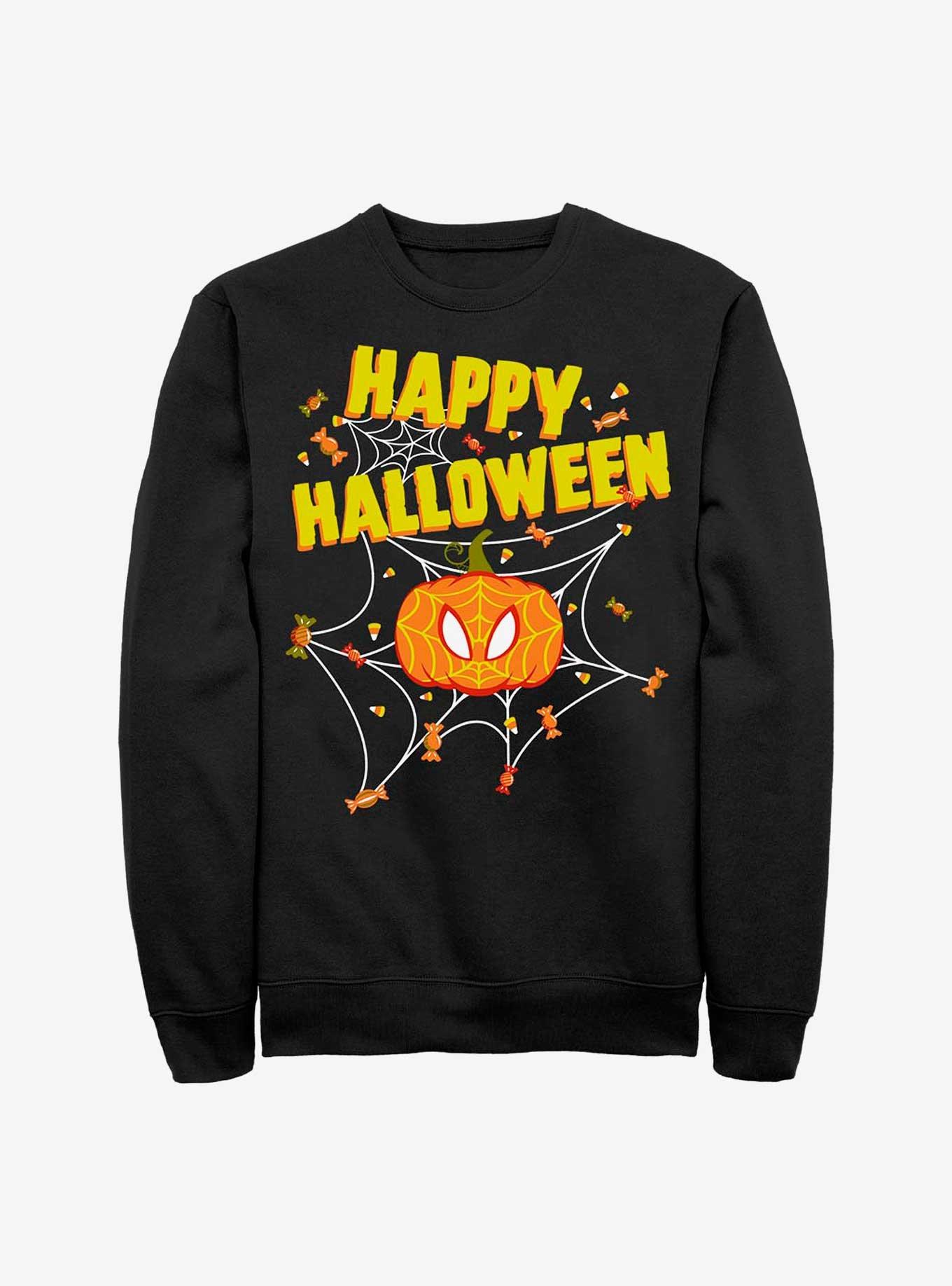 Marvel Spider-Man Candy Web Sweatshirt, BLACK, hi-res