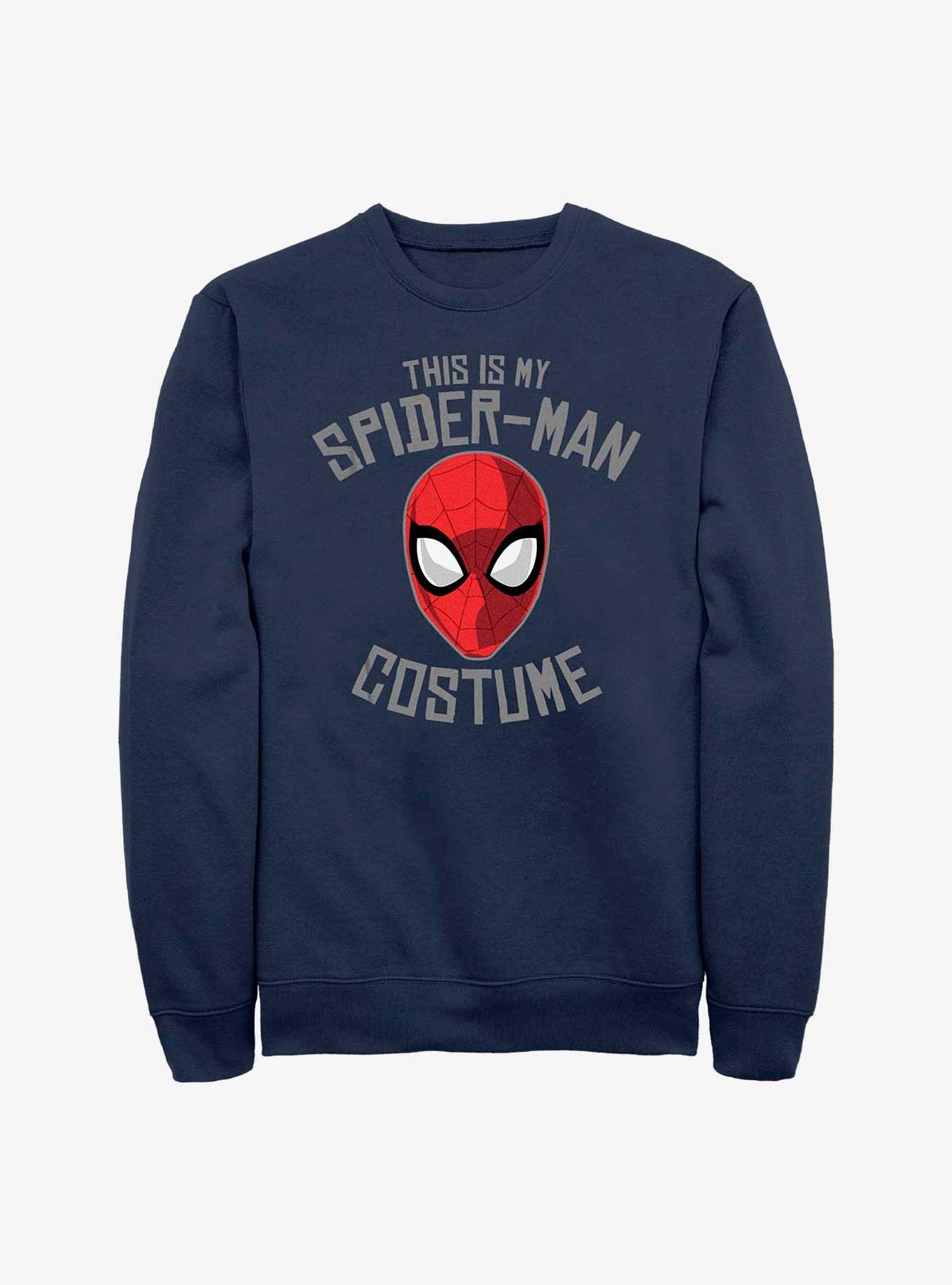 Marvel Spider-Man This Is My Costume Sweatshirt, NAVY, hi-res