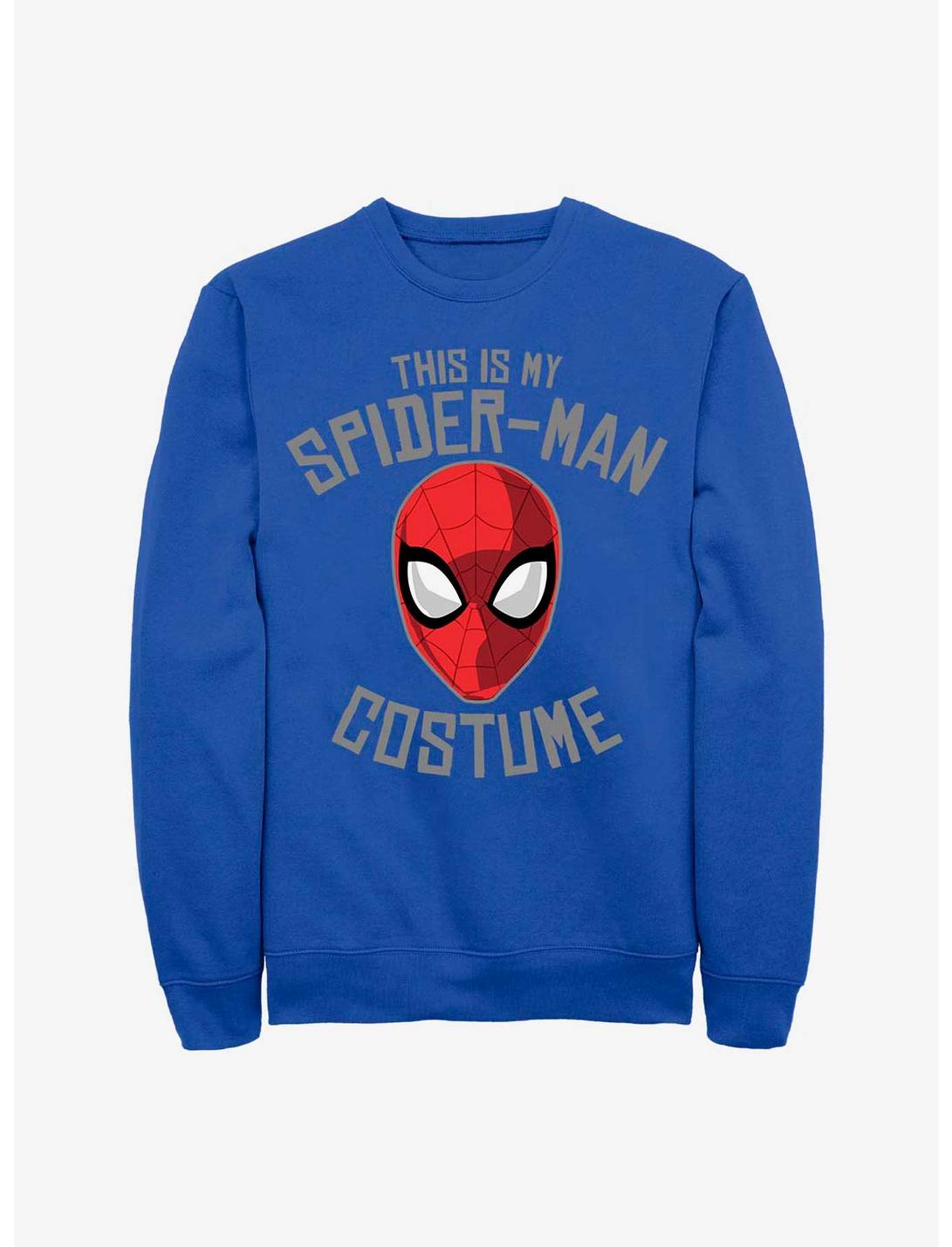 Marvel Spider-Man This Is My Costume Sweatshirt, ROYAL, hi-res
