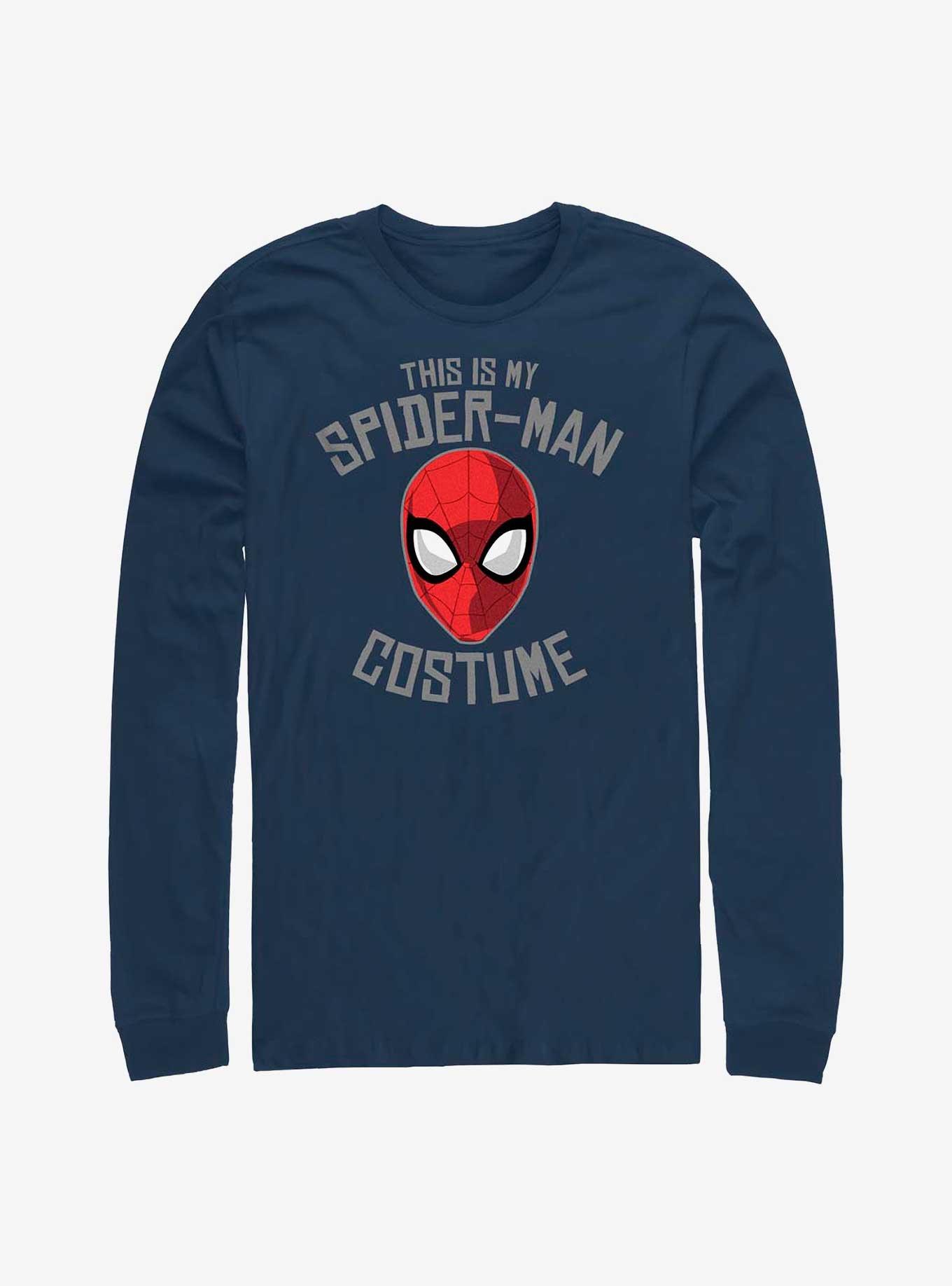 Marvel Spider-Man This Is My Costume Long-Sleeve T-Shirt, NAVY, hi-res