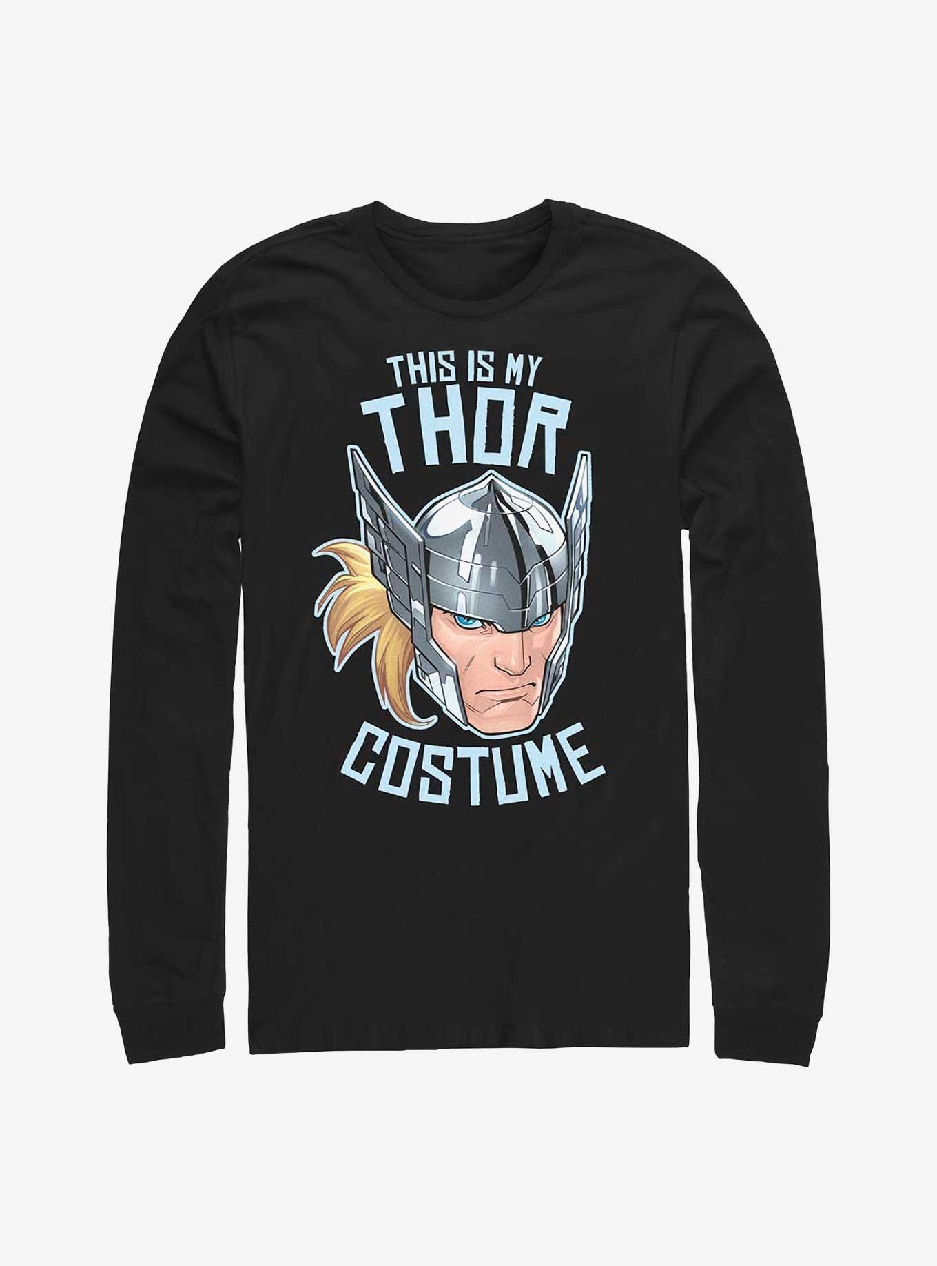 Marvel Thor This is My Costume Long-Sleeve T-Shirt, BLACK, hi-res