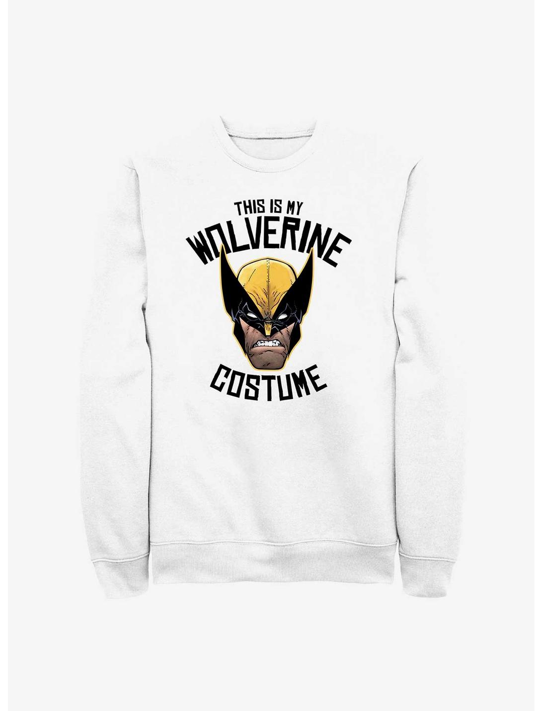 Marvel Wolverine This Is My Costume Sweatshirt, WHITE, hi-res
