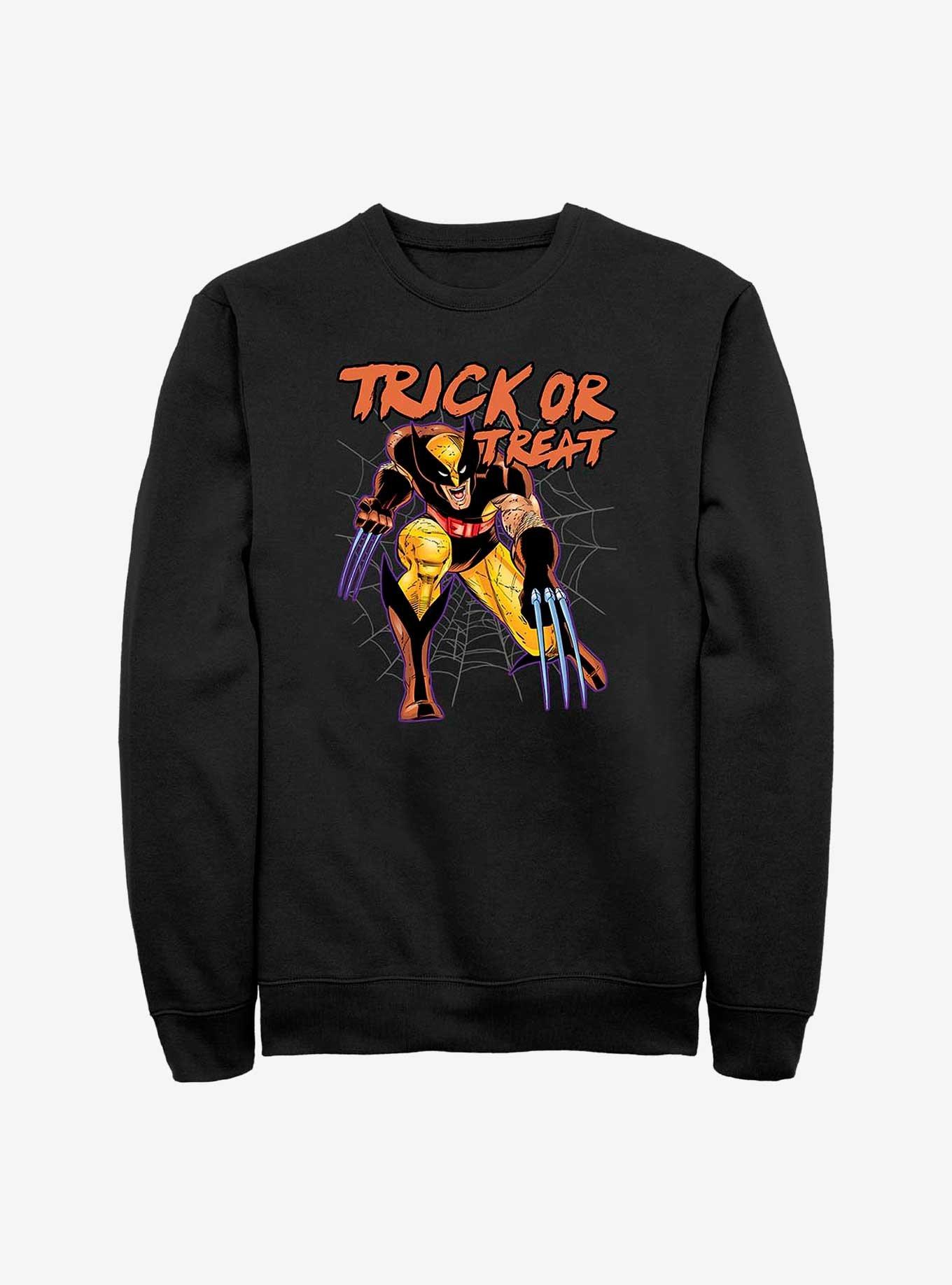 Marvel Wolverine Trick Or Treat Sweatshirt - Black | Hot Topic