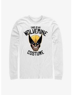 Marvel Wolverine This Is My Costume Long-Sleeve T-Shirt, WHITE, hi-res