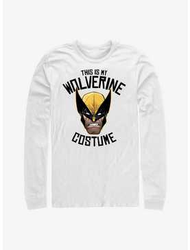 Marvel Wolverine This Is My Costume Long-Sleeve T-Shirt, WHITE, hi-res
