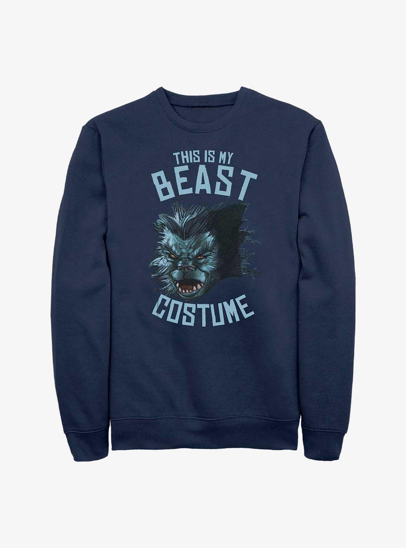 Marvel X-Men This Is My Beast Costume Sweatshirt, NAVY, hi-res