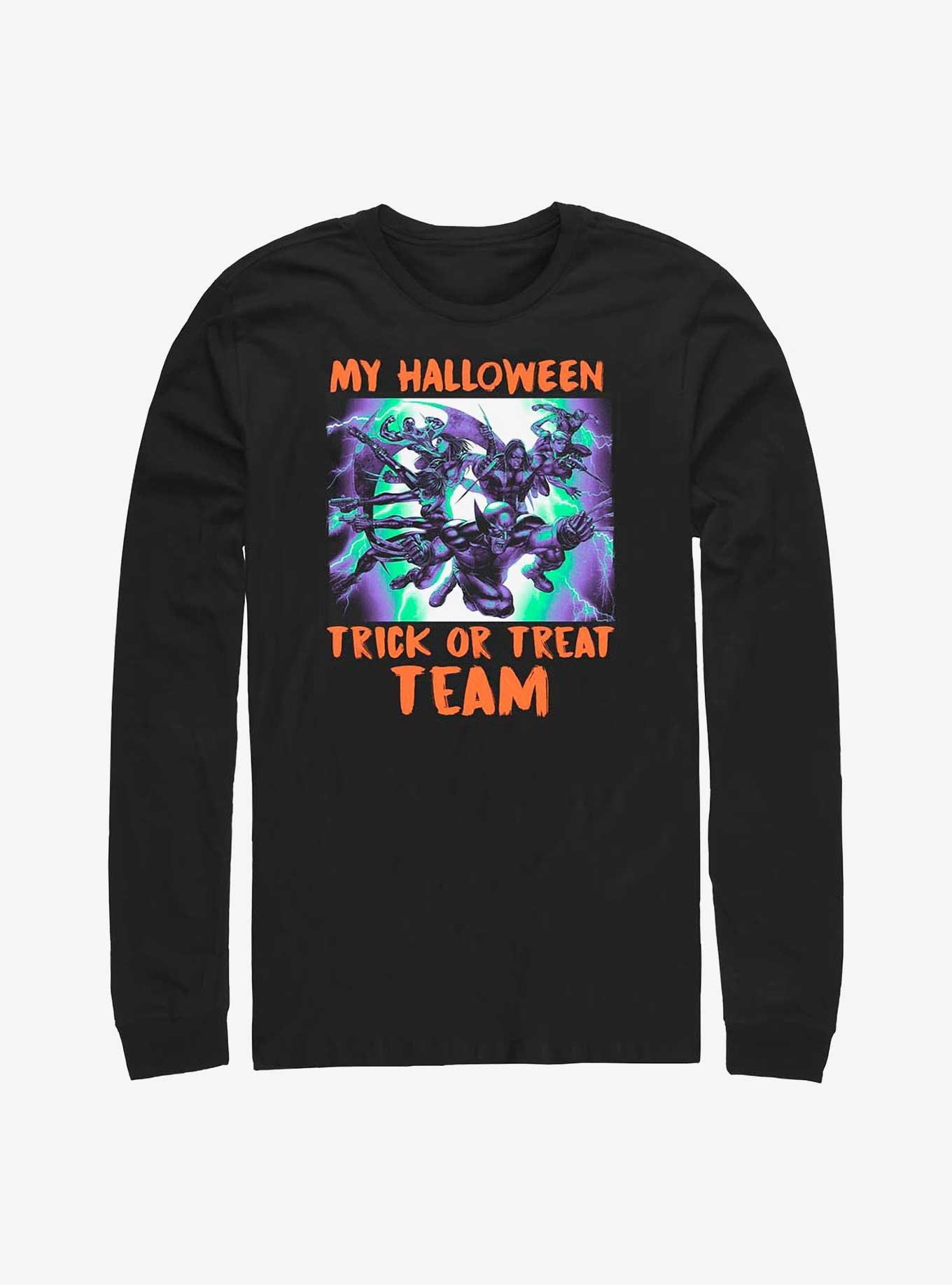 Marvel X-Men Trick Or Treat Team Long-Sleeve T-Shirt, , hi-res